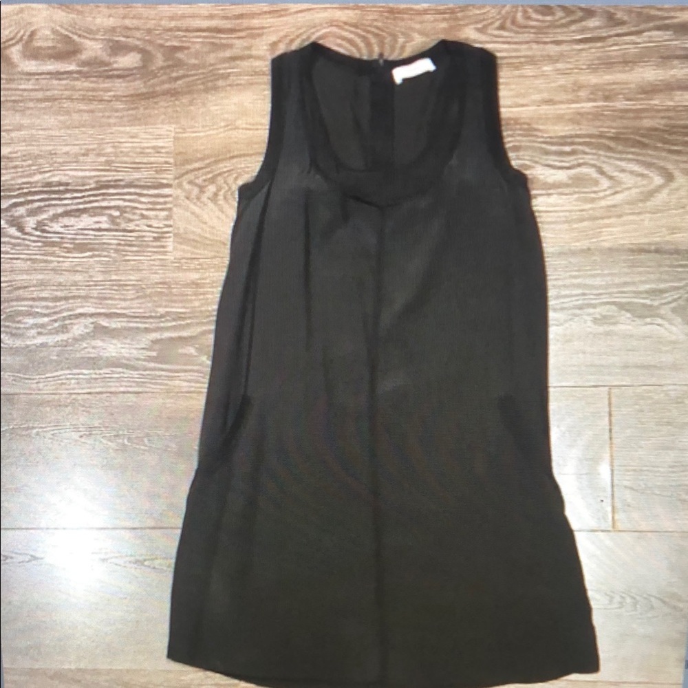 ❤️ NWOT! CLUNY SILK SLEEVELESS SHIFT DRESS WITH POCKETS, SMALL